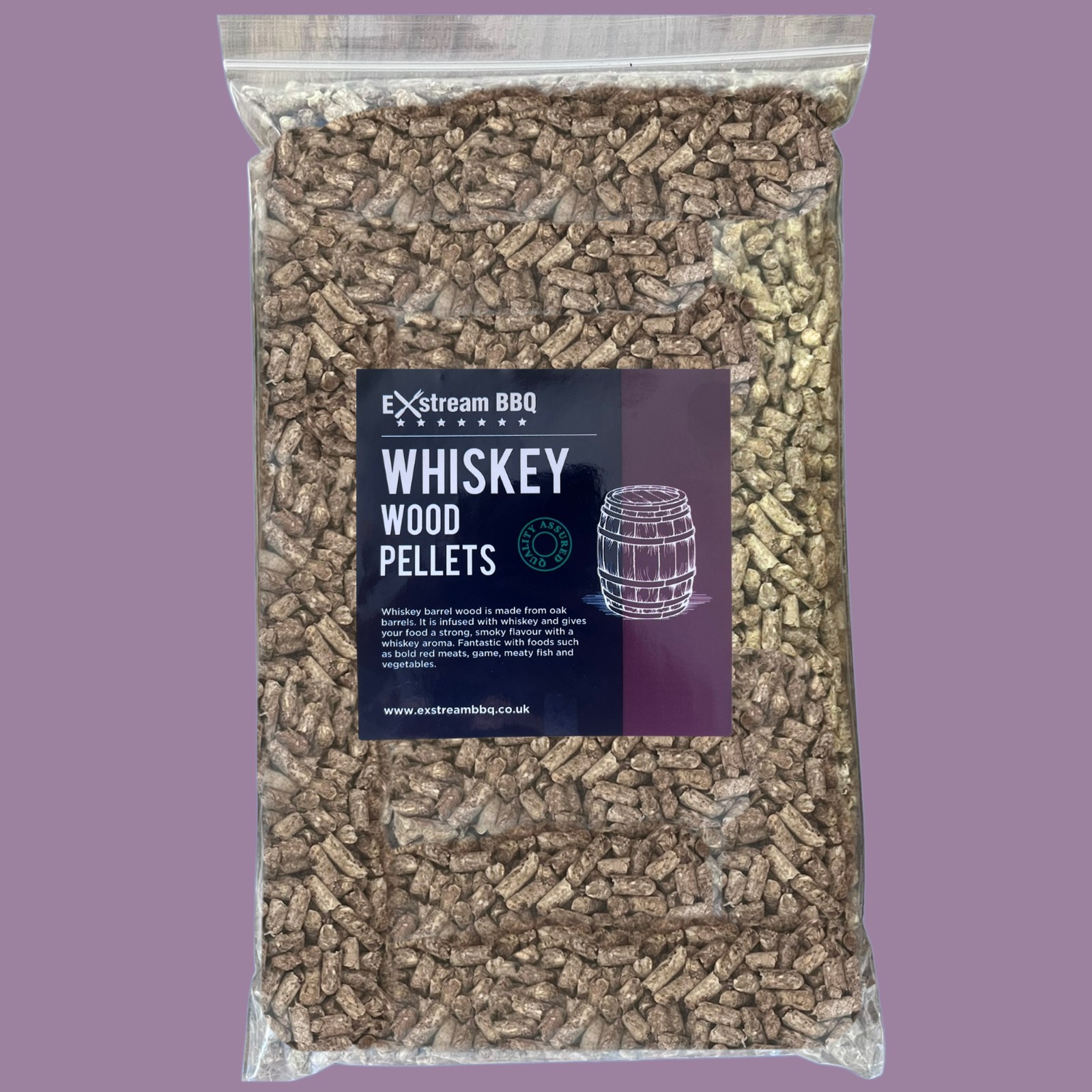 ExstreamBBQ WHISKEY BBQ Wood Smoking Pellets 9KG - For Ninja Woodfire Electric