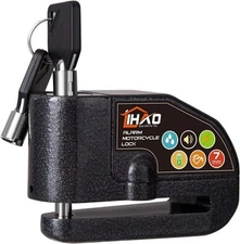 Candado Para Bicicleta Moto Motocicleta Con Alarma Bloqueo de Disco
