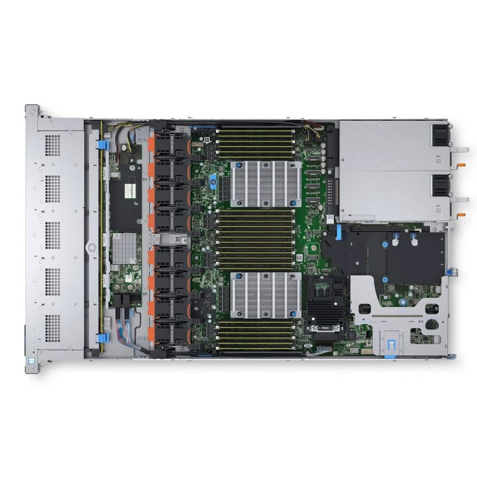Dell PowerEdge R640 10SFF Barebones Chassis: 2x Heatsinks, 2x PSUs - Imagen 2 de 3