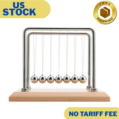 Newton Cradle Balance Balls, Newton Pendulum with 7 Balls, Classic Newton