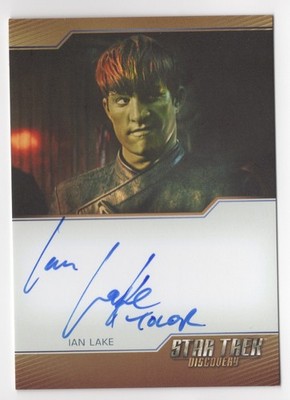 Ian Lake as Tolor Star Trek Discovery Season 3 Archive Box Autograph Card