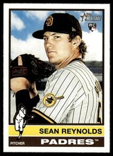 Sean Reynolds 2025 Topps Heritage Rookie Card RC ! #160 San Diego Padres. rookie card picture