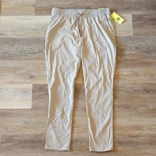 NWT All In Motion Men's Lightweight Ripstop Pants Khaki Size M