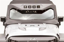 Fab Fours ViCowl Front Black Steel 4 Light Insert for 07-18 Wrangler JK JK3021-1