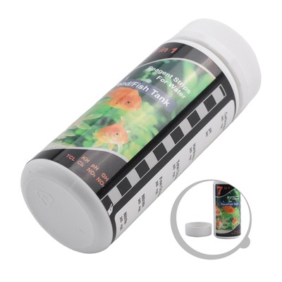 Complete Water Test Strips Kit 7 in 1 for Fish Tank Pond Drinking Water