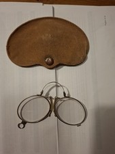 Antichi occhiali vintage da lettura "pince nez"  made In France 