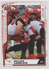 2020 Upper Deck CFL Red 143/165 William Langlais #150 r6v
