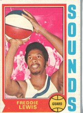 1974-75 Topps #263 Freddie Lewis