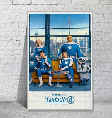 The Fantastic Four First Steps (2025) Film POSTER Plakat  - 182d