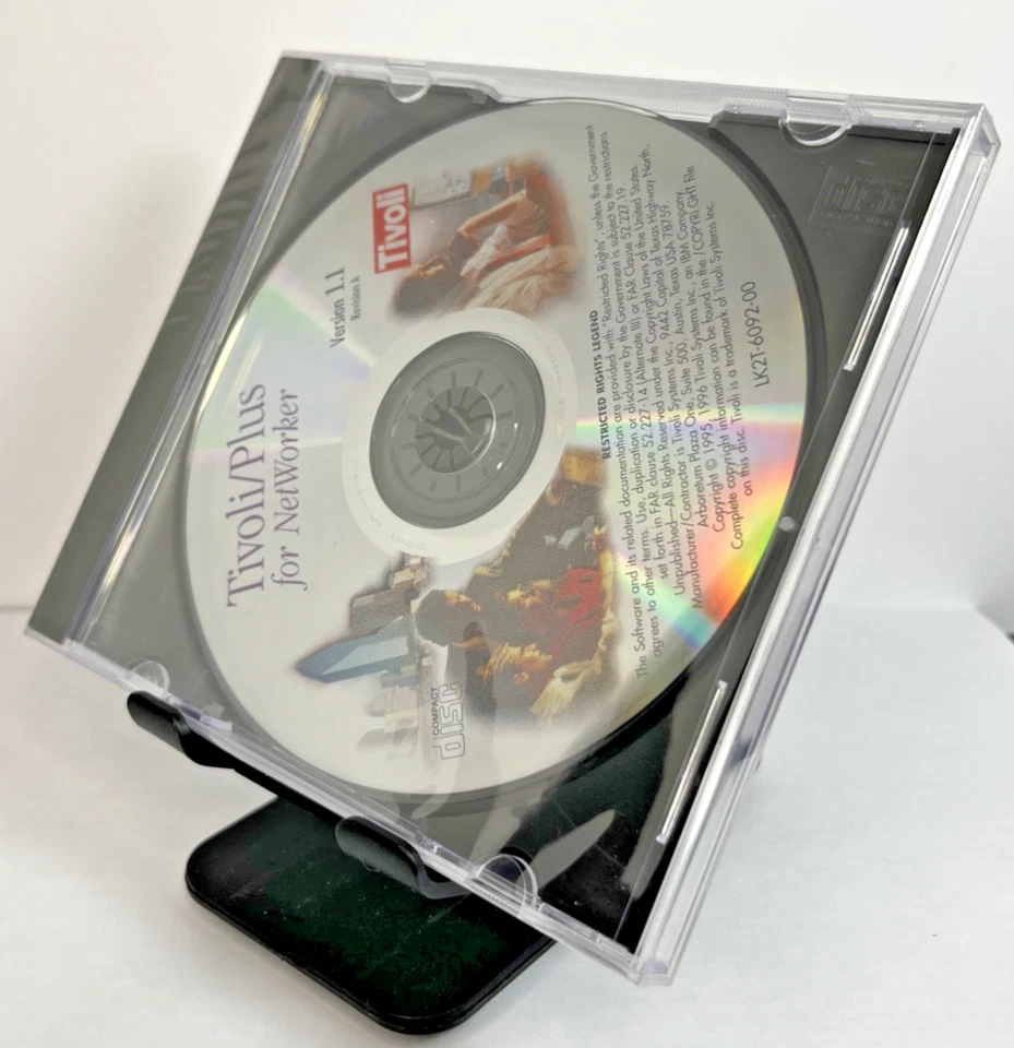 Tivoli/Plus for NetWorker v1.1 Rev A (1997) – IBM Tivoli Systems – Sealed CD-ROM - Image 3 of 4