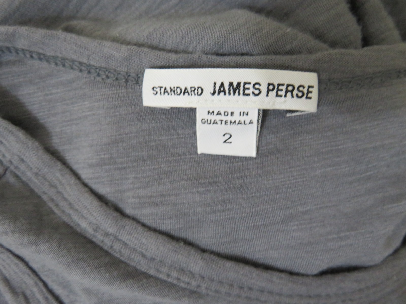 James Perse size 2 Medium Basic Gray Tank Dress S… - image 2