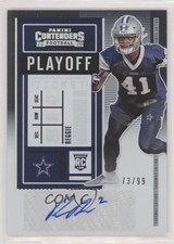 2020 Panini Contenders Rookie Playoff Ticket 73/99 Reggie Robinson II Auto uk2