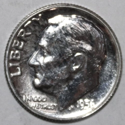 1956-P Roosevelt Dime - Proof - #8993D - FREE SHIPPING