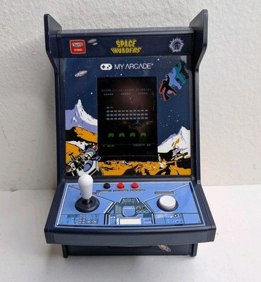 My Arcade Space Invaders Micro Player Mini Arcade Cabinet Retro Gaming - Works!