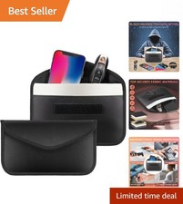 Durable Portable Faraday Bags for Phones and Car Keys: 2 Pack Protection