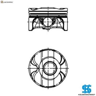 1x KOLBEN 40420600 STD FÜR N43 B20 A 2.0L 4cyl