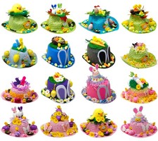 Ready Made Decorated Easter Bonnet Hat 2026 - Choice of Designs