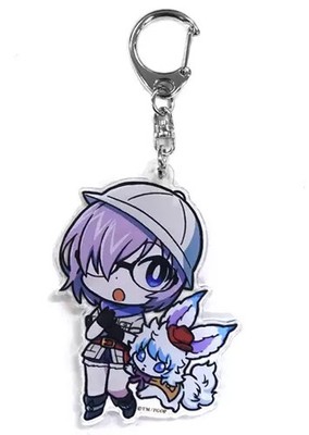 Fate/Grand Order Mash Kyrielight Acrylic Keychain Mascot Character Pink 7cm  Fa