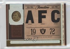 2006 Playoff National Treasures Timeline AFC/NFC Materials 24/25 Jim Otto 2o7