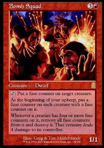 Magic/MTG Bombenkommando ODY-179 Rare Deutsch Played