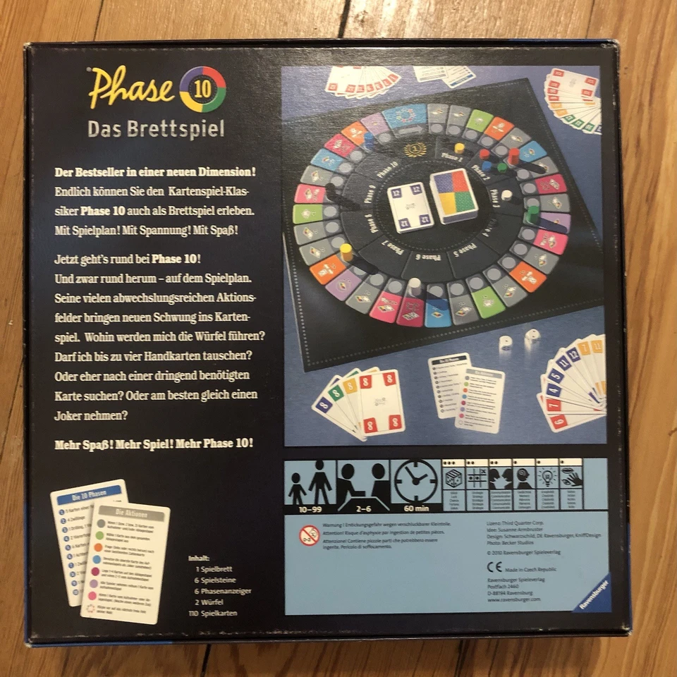 Phase 10 Das Brettspiel Ravensburger  - Bild 2 von 3