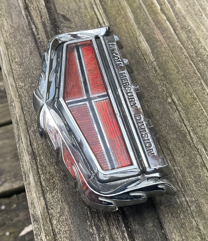 Mercury Monterey 1973 panel de cabecera emblema moldura = #D3MB-8B343AA Foto 3 de 4