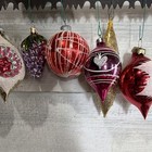 Vintage Glass Christmas Ornaments Lot — photo 3