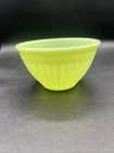 GLOWS Vintage green Jadeite Anchor Hocking Fire-King 3” X 5.75”