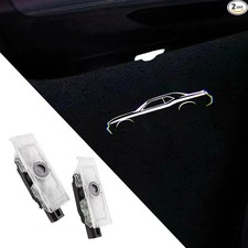 2PCS Door Lights Logo Compatible for 2015-Present, LED Ghost Shadow Welcome -03