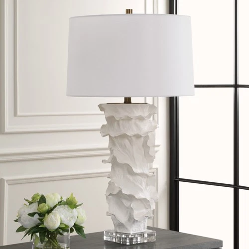 Uttermost 30295-1 Wisp 33" Tall Buffet Table Lamp - Wisp White - Picture 4 of 6