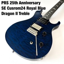 PRS Paul Reed Smith SE Custom 24 25th Anniv Royal Blue Electric Guitar Upgraded