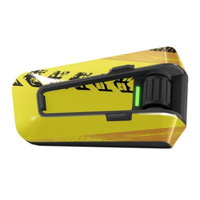 For Cardo Packtalk Edge Device Protection Decal Sticker 1pc Speed Turning Yellow