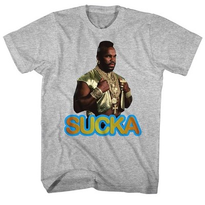 Mr. T Sucka T-Shirt – Classic Vintage Funny Graphic Tee For Men - View #9