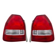 Pair Lh Rh Halogen Tail Lights Fits Honda 98-00 Civic Hatchback