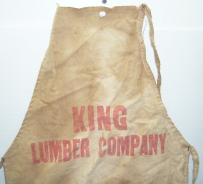 VINTAGE LUMBER APRON ×2 ヴィンテージエプロン２枚組 Vintage King Lumber Company Work Apron | eBay