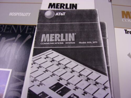 HUGE LOT Vintage 1980's AT&T Merlin Telephone System Brochures Data Sheet - Picture 10 of 12