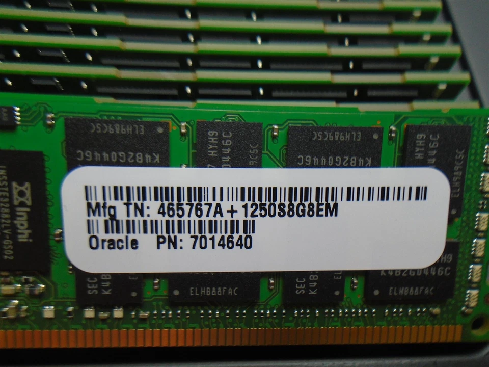 SUN / ORACLE 7014640 8GB DDR3-1333/PC3L-10600R 2Rx4 Memory * With Free Shipping* - Image 4 of 4