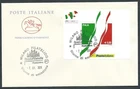 2011 ITALY FDC HORSE TRICOLOR SHEET NO ARRIVAL STAMP - CG