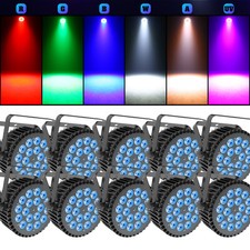 270W Stage Beam DMX512 RGBWA UV 18 LED Par Lights DJ Lighting KTV Concert Party