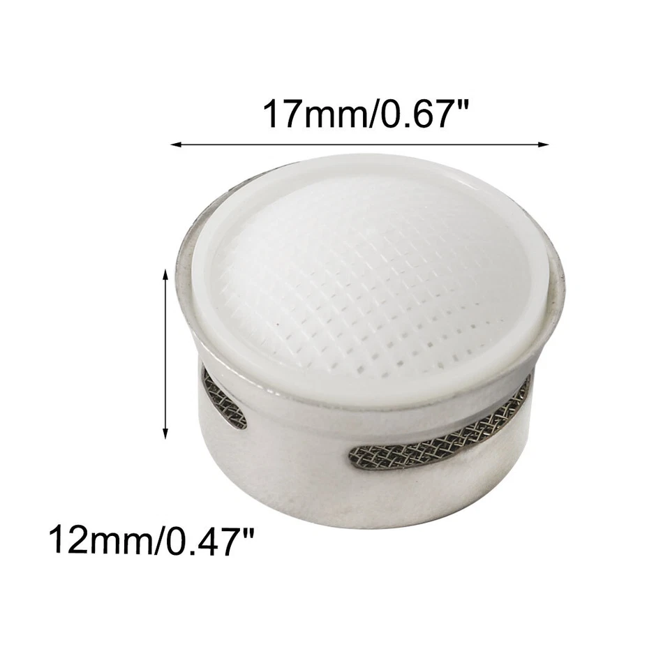 Wasserhahn Belüfter Wasserfilter Adapter Durchflussbegrenzer Einsatz 17mm 3Stück - Bild 2 von 4