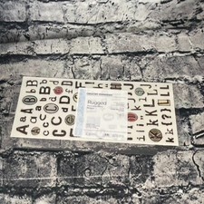 Creative Memories RUGGED Decorative ABC's Stickers 2 Sticker Sheets in the pack