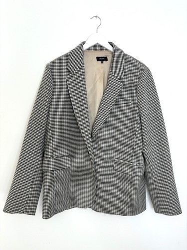 Me+Em Wool Houndstooth Blazer UK 16