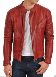 red leather jacket ebay