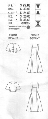 Patron De Couture Vintage McCalls 1954 - Robe Et Boléro (Modèle B34, R2)
