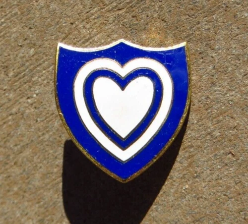 WW2 US Army Military 24th Corps Enamel Patch Type DI Distinctive Pin