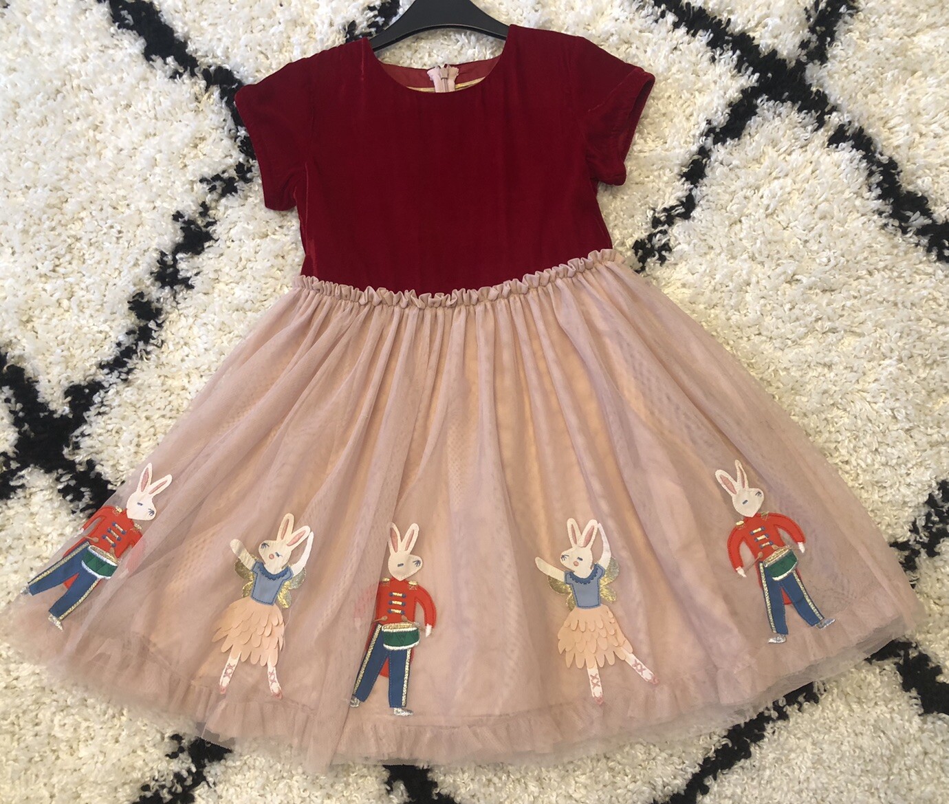 Mini Boden Nutcracker Dress Age 9-10 Years Rare Party Dress Stunning!