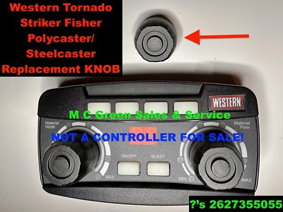 NEW WESTERN TORNADO STRIKER FLEETFLEX REPLACEMENT KNOB FOR SPREADER CONTROLLER