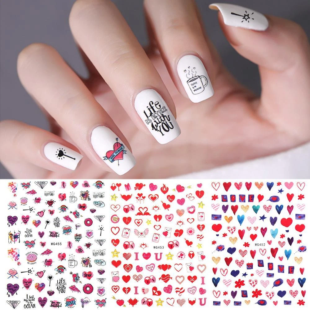 Lip 2024 nail decals