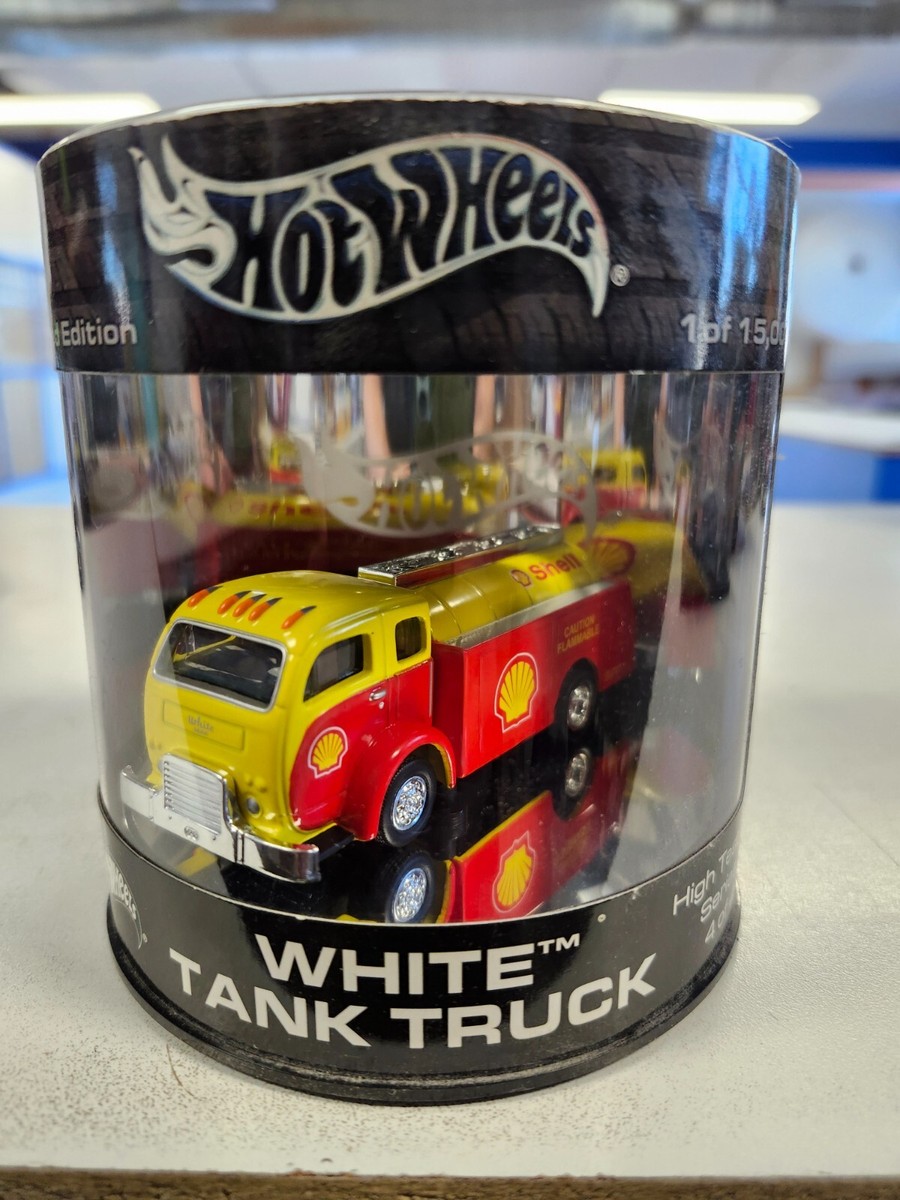 100% Hot Wheels Limited Edition White Tank Truck High Test Series
