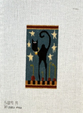 Melissa Shirley Handpainted Needlepoint Canvas 13ct 589A 6 x 3 Halloween